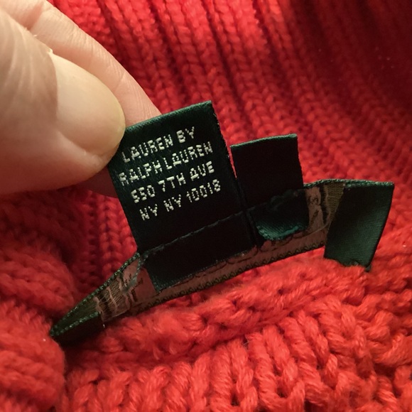 Shawl Collar Cardigan Sweater by Lauren Ralph Lauren Womens size medium - Picture 9 of 10